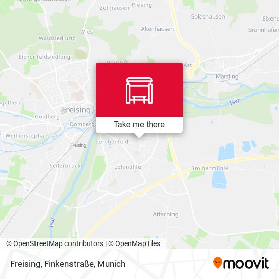 Freising, Finkenstraße map