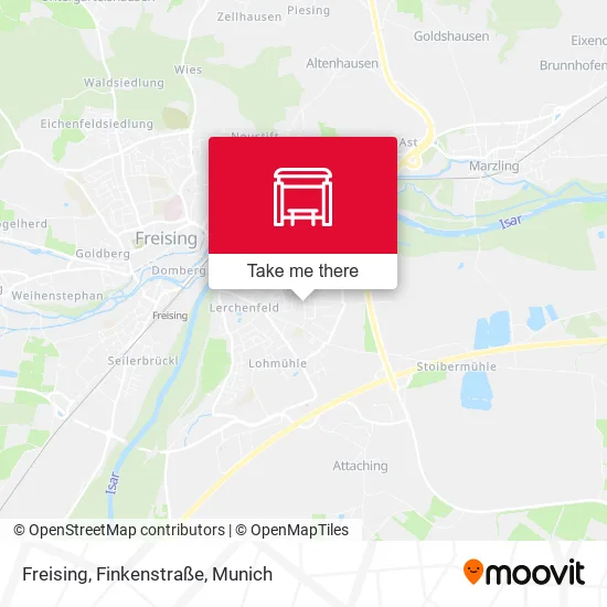 Карта Freising, Finkenstraße