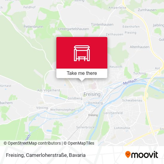 Freising, Camerloherstraße map