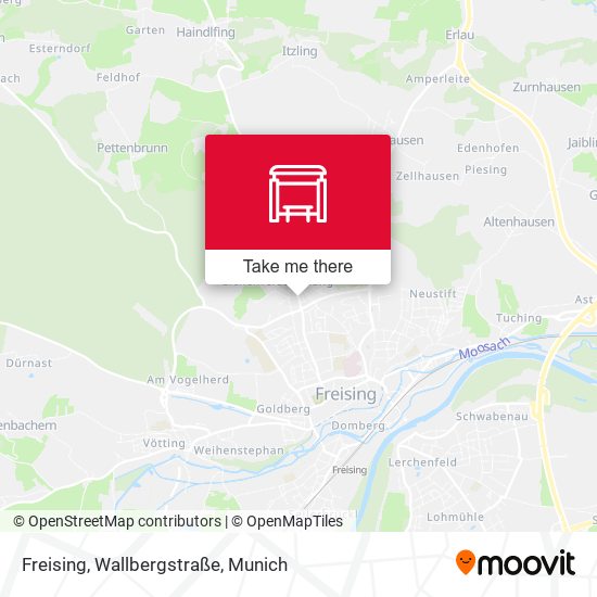 Freising, Wallbergstraße map