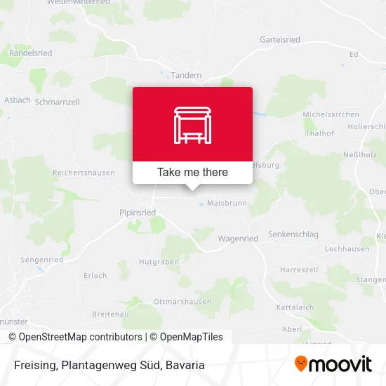Карта Freising, Plantagenweg Süd