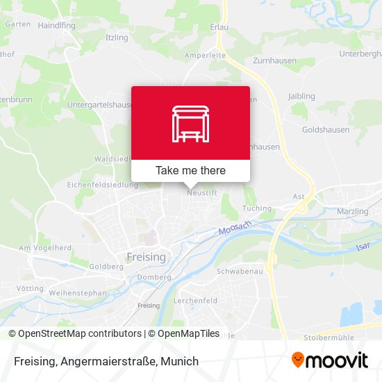 Карта Freising, Angermaierstraße