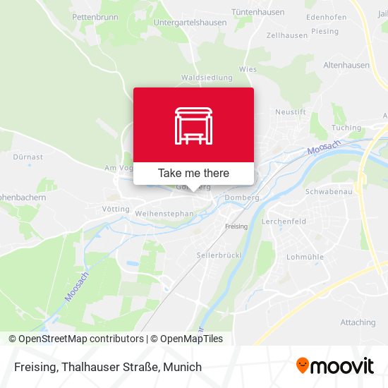 Карта Freising, Thalhauser Straße