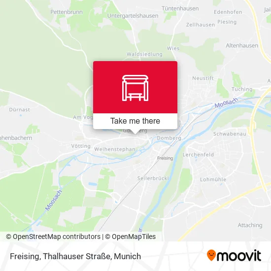 Карта Freising, Thalhauser Straße