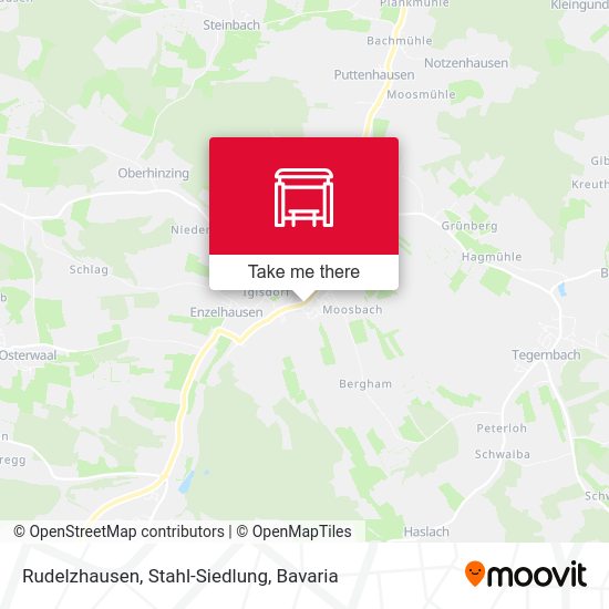 Rudelzhausen, Stahl-Siedlung map