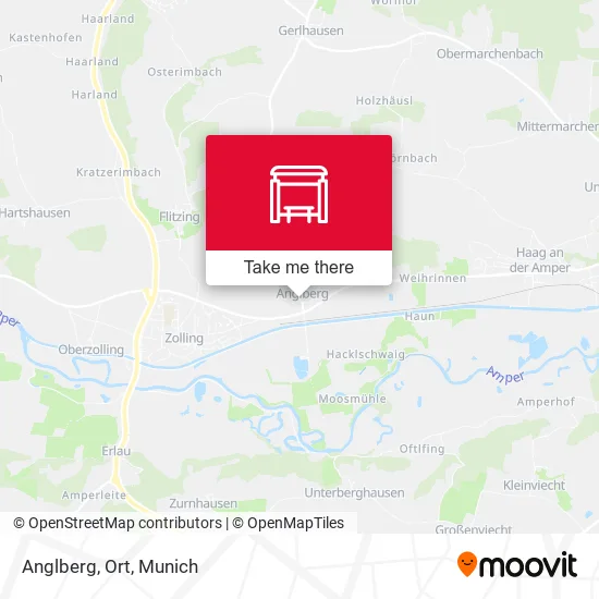 Карта Anglberg, Ort