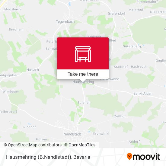 Hausmehring (B.Nandlstadt) map