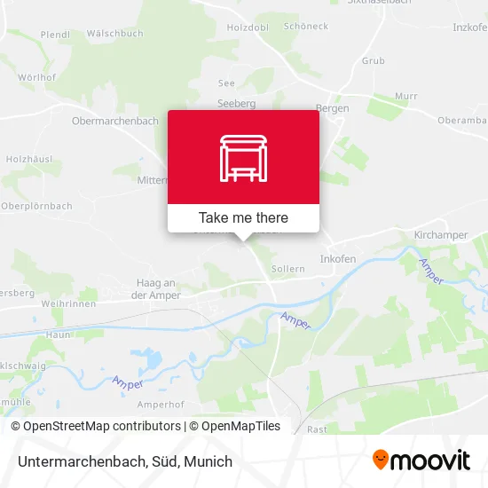 Карта Untermarchenbach, Süd