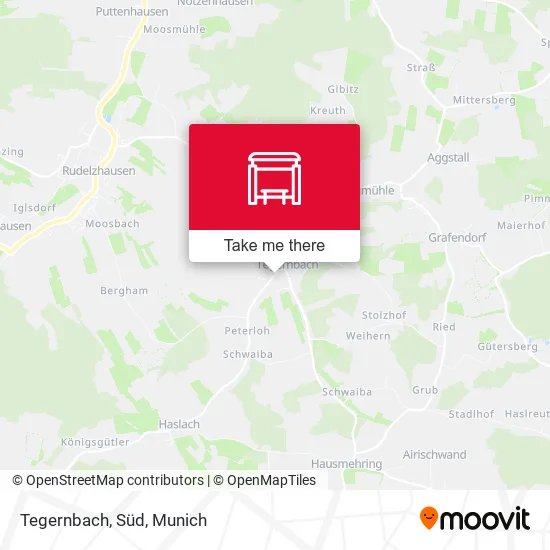 Карта Tegernbach, Süd