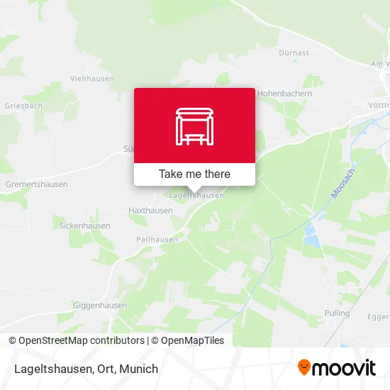 Карта Lageltshausen, Ort