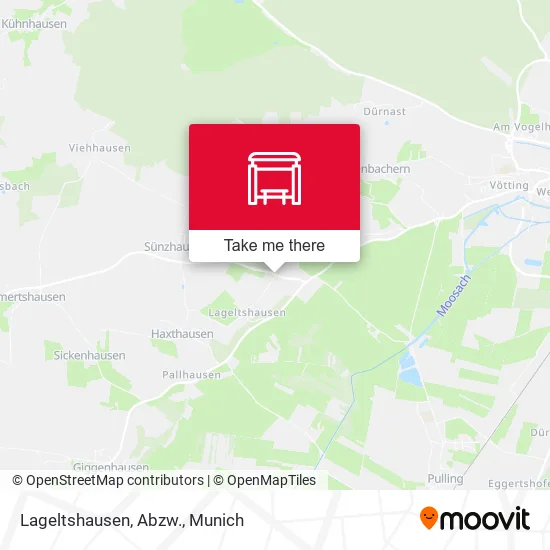 Карта Lageltshausen, Abzw.