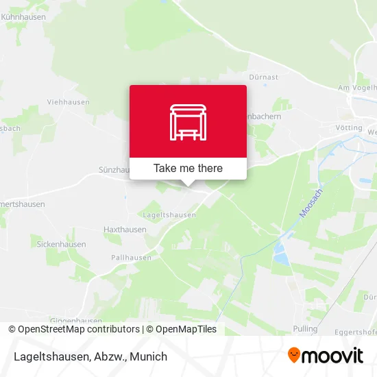Карта Lageltshausen, Abzw.