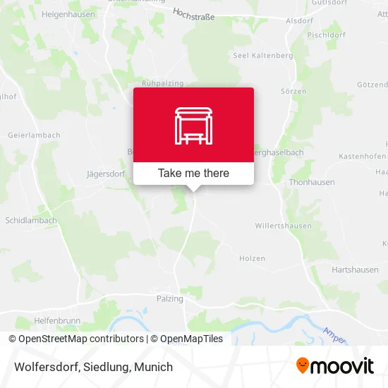 Карта Wolfersdorf, Siedlung