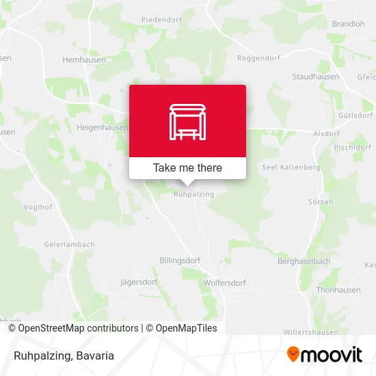 Карта Ruhpalzing
