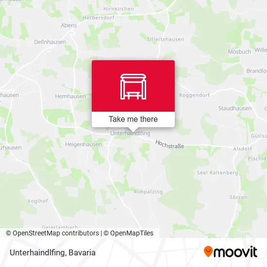Карта Unterhaindlfing