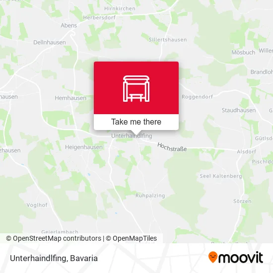 Карта Unterhaindlfing