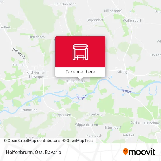 Карта Helfenbrunn, Ost