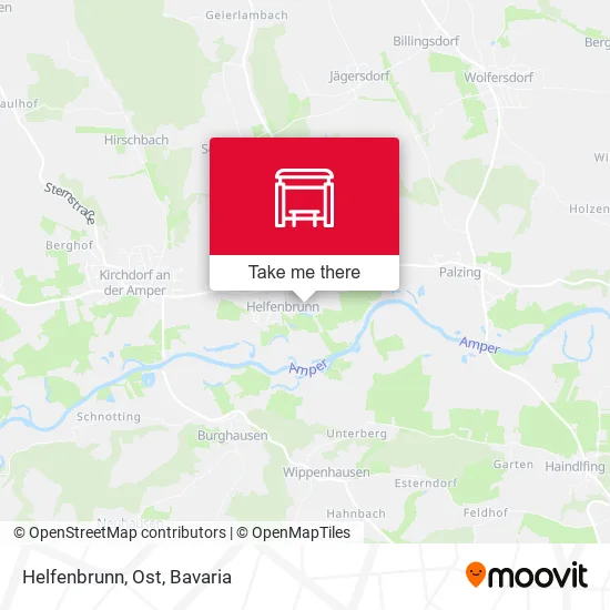 Карта Helfenbrunn, Ost