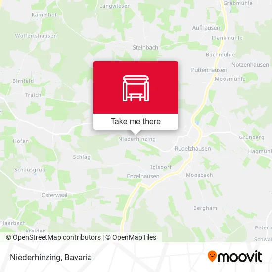 Карта Niederhinzing