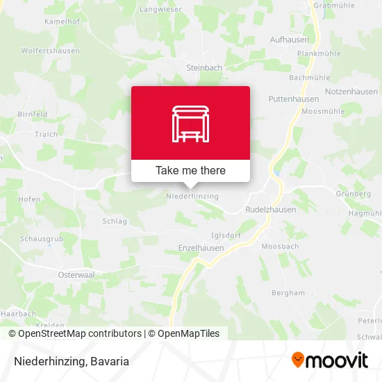 Карта Niederhinzing