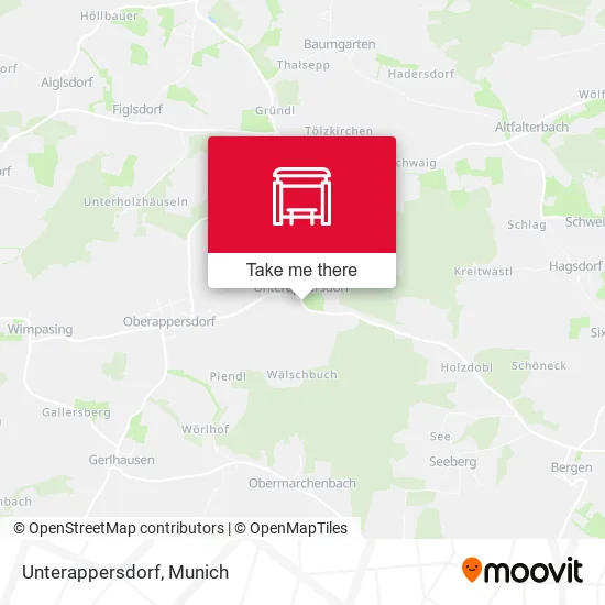 Карта Unterappersdorf