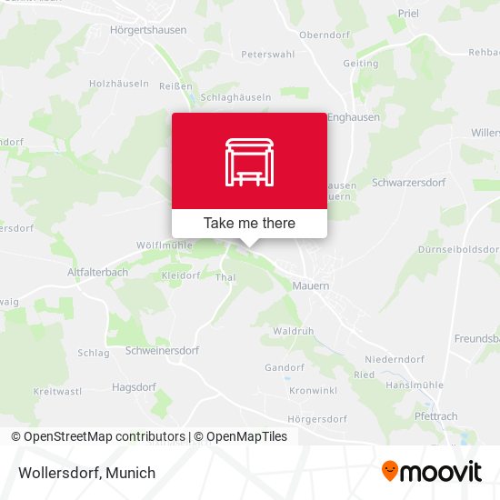 Wollersdorf map