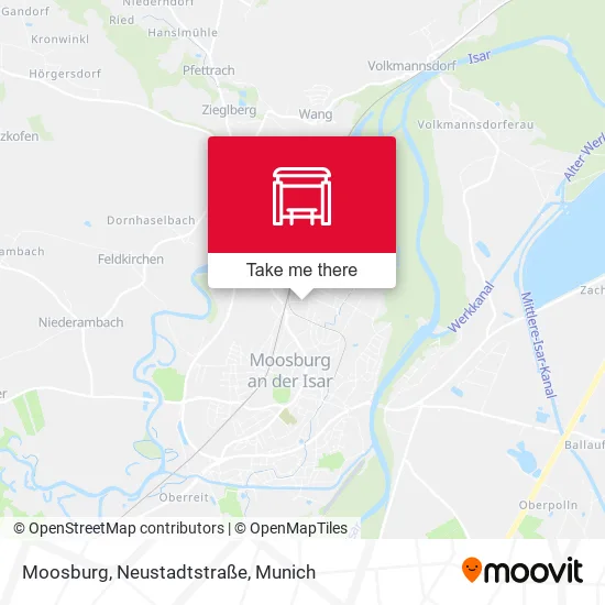 Карта Moosburg, Neustadtstraße