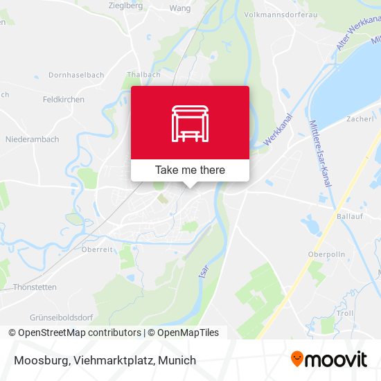 Moosburg, Viehmarktplatz map