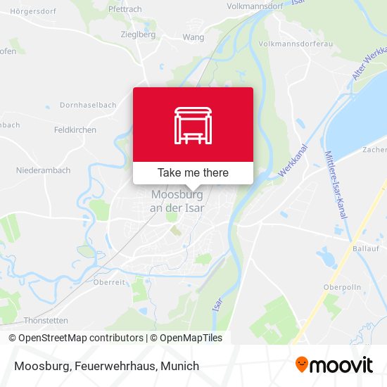 Moosburg, Feuerwehrhaus map