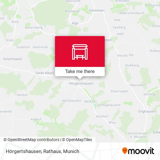 Hörgertshausen, Rathaus map