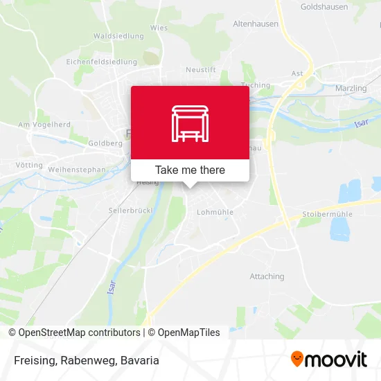 Карта Freising, Rabenweg