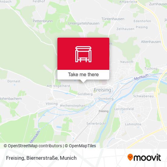 Freising, Biernerstraße map