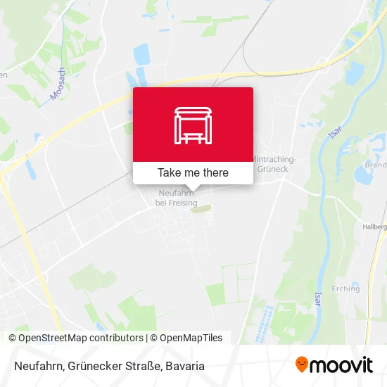 Карта Neufahrn, Grünecker Straße