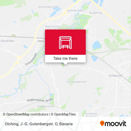 Olching, J.-G.-Gutenbergstr. O map