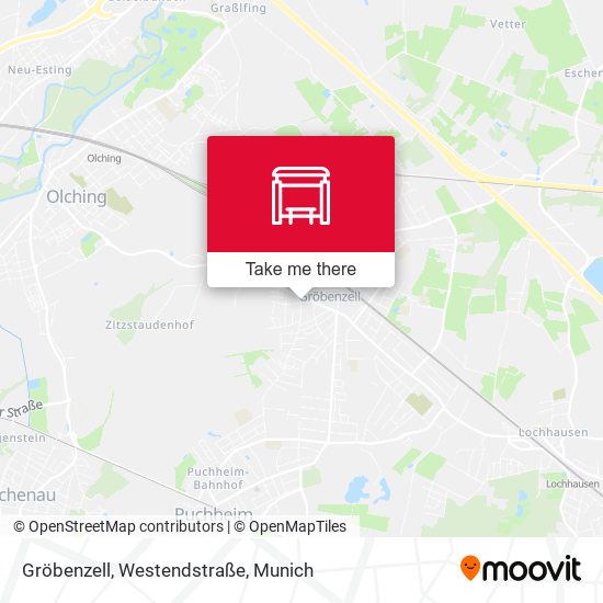 Gröbenzell, Westendstraße map