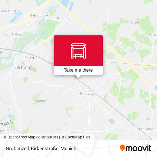 Gröbenzell, Birkenstraße map