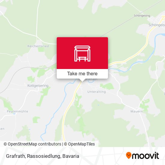 Карта Grafrath, Rassosiedlung