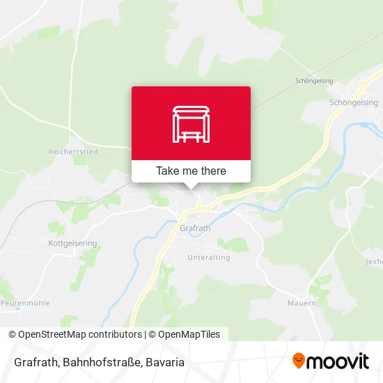 Карта Grafrath, Bahnhofstraße