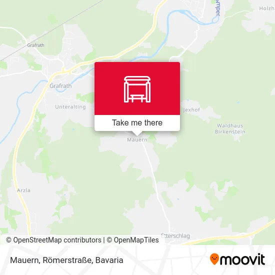 Карта Mauern, Römerstraße