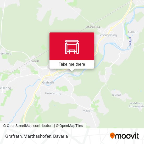 Карта Grafrath, Marthashofen