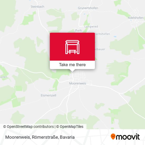 Moorenweis, Römerstraße map