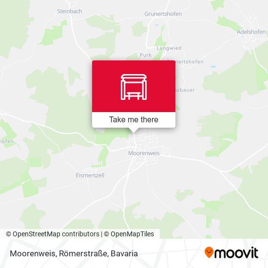 Moorenweis, Römerstraße map