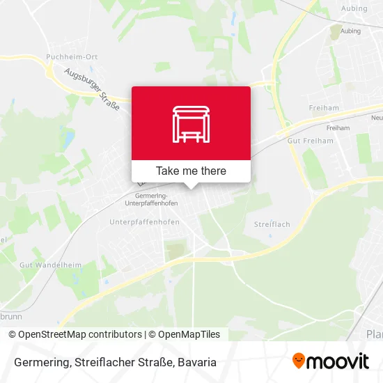 Карта Germering, Streiflacher Straße