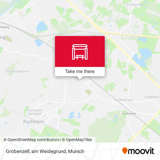 Gröbenzell, am Weidegrund map