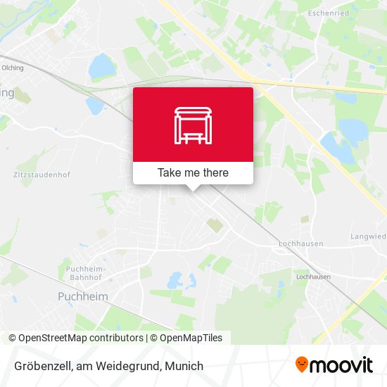 Gröbenzell, am Weidegrund map