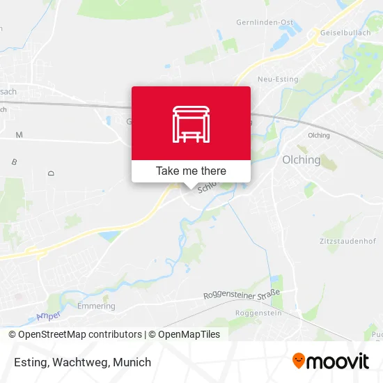 Карта Esting, Wachtweg