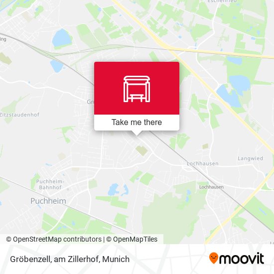 Gröbenzell, am Zillerhof map