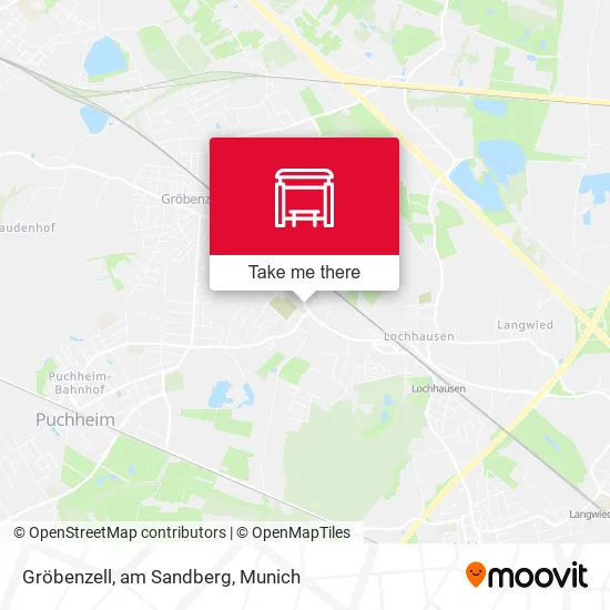 Карта Gröbenzell, am Sandberg