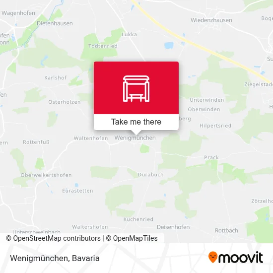 Wenigmünchen map
