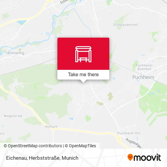 Карта Eichenau, Herbststraße